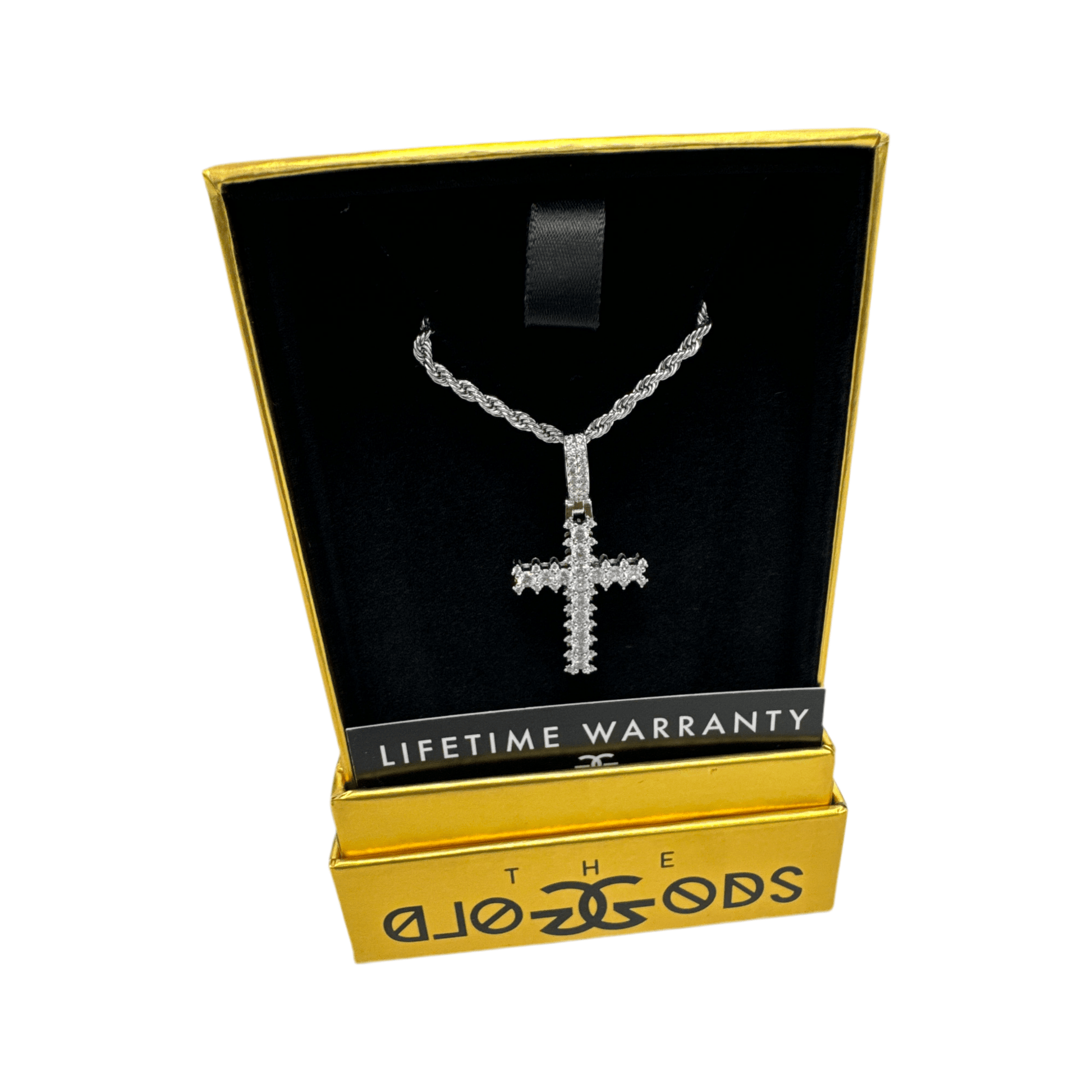 18k gold plated white gold rope chain - Xclusive FootRare