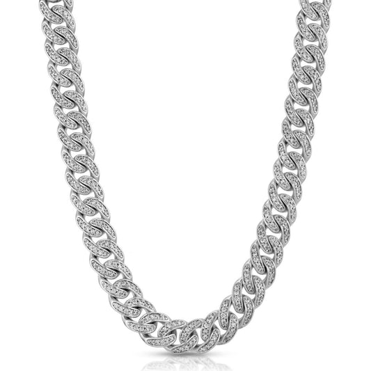 18k White Gold Plated (necklace) - Xclusive FootRare