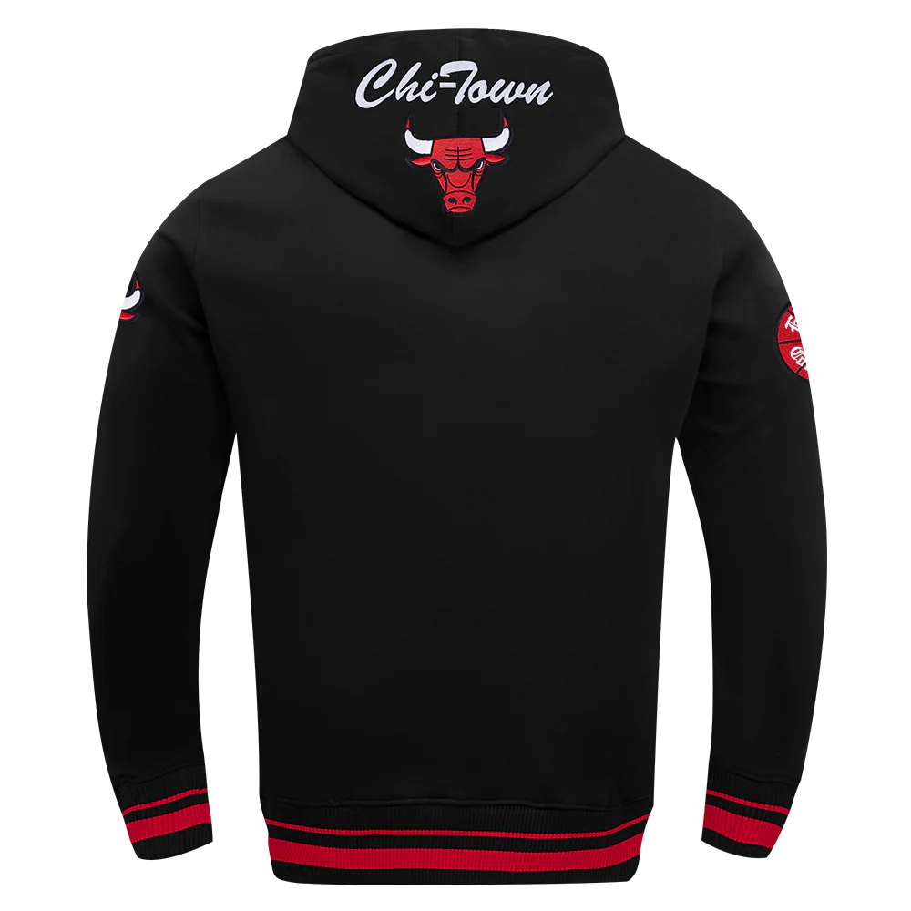 Pro Bulls Hoodie Black/Red Size Medium