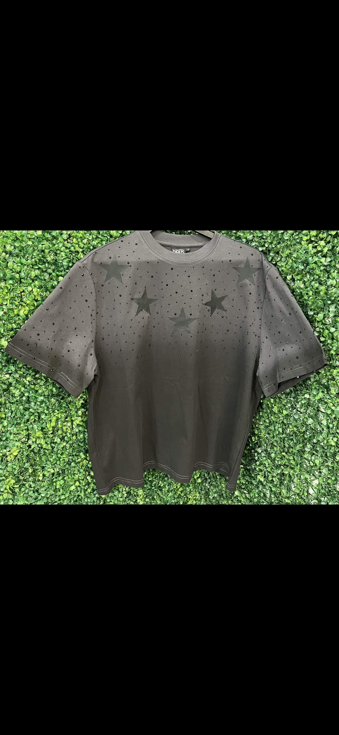 Noir Dk Grey Diamond Shirt