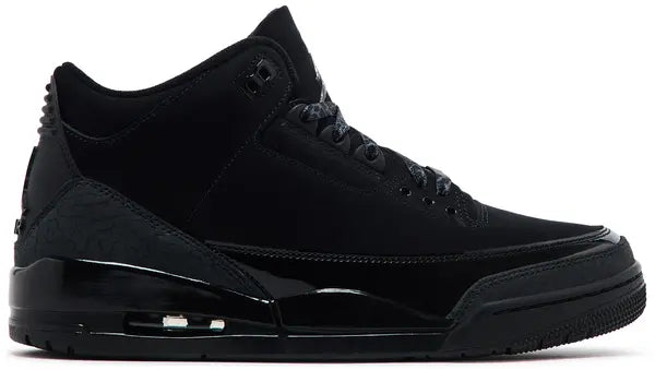 Jordan 3 Retro PS "Blk Cat" Blk / Charcoal - Wht Size 11c