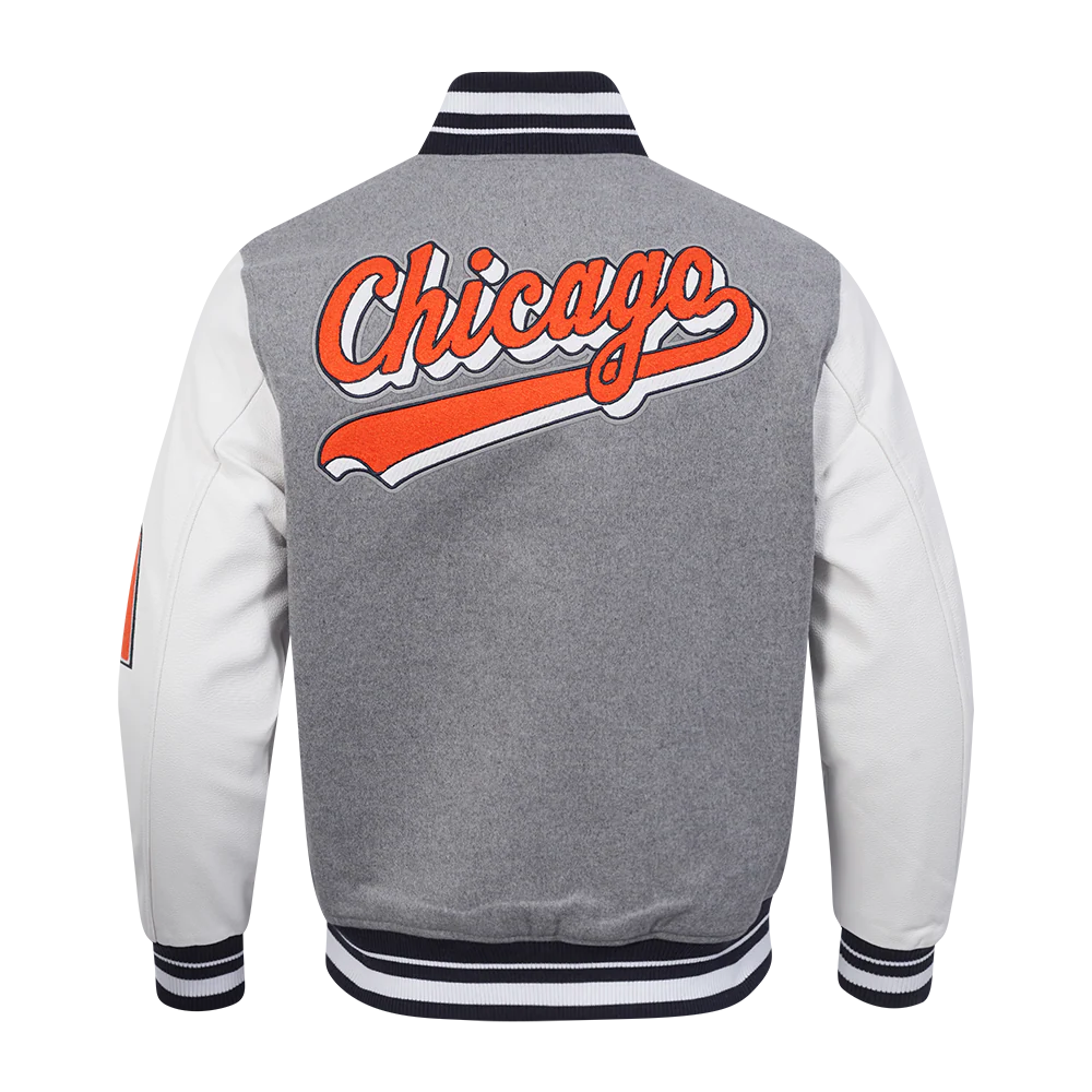 Pro Standard NFL Chicago Bears Varsity Jacket (Grey)