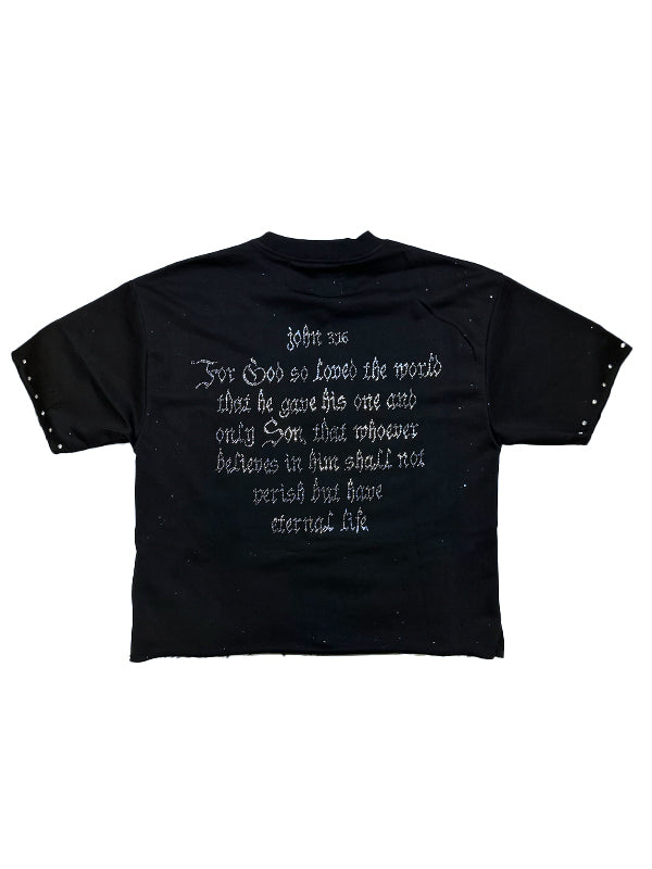 Black Keys Holy Cropped Tee (Black)