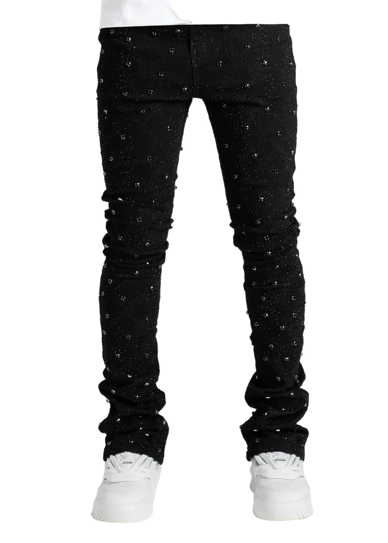 Guapi Embellished Denim (All Black)