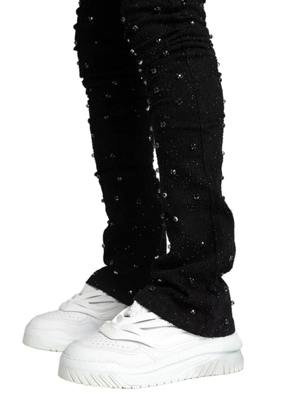 Guapi Embellished Denim (All Black)