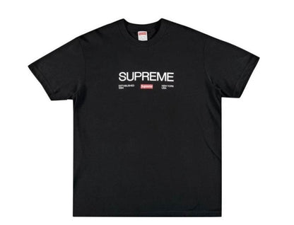 Supreme Black Tee Sz L