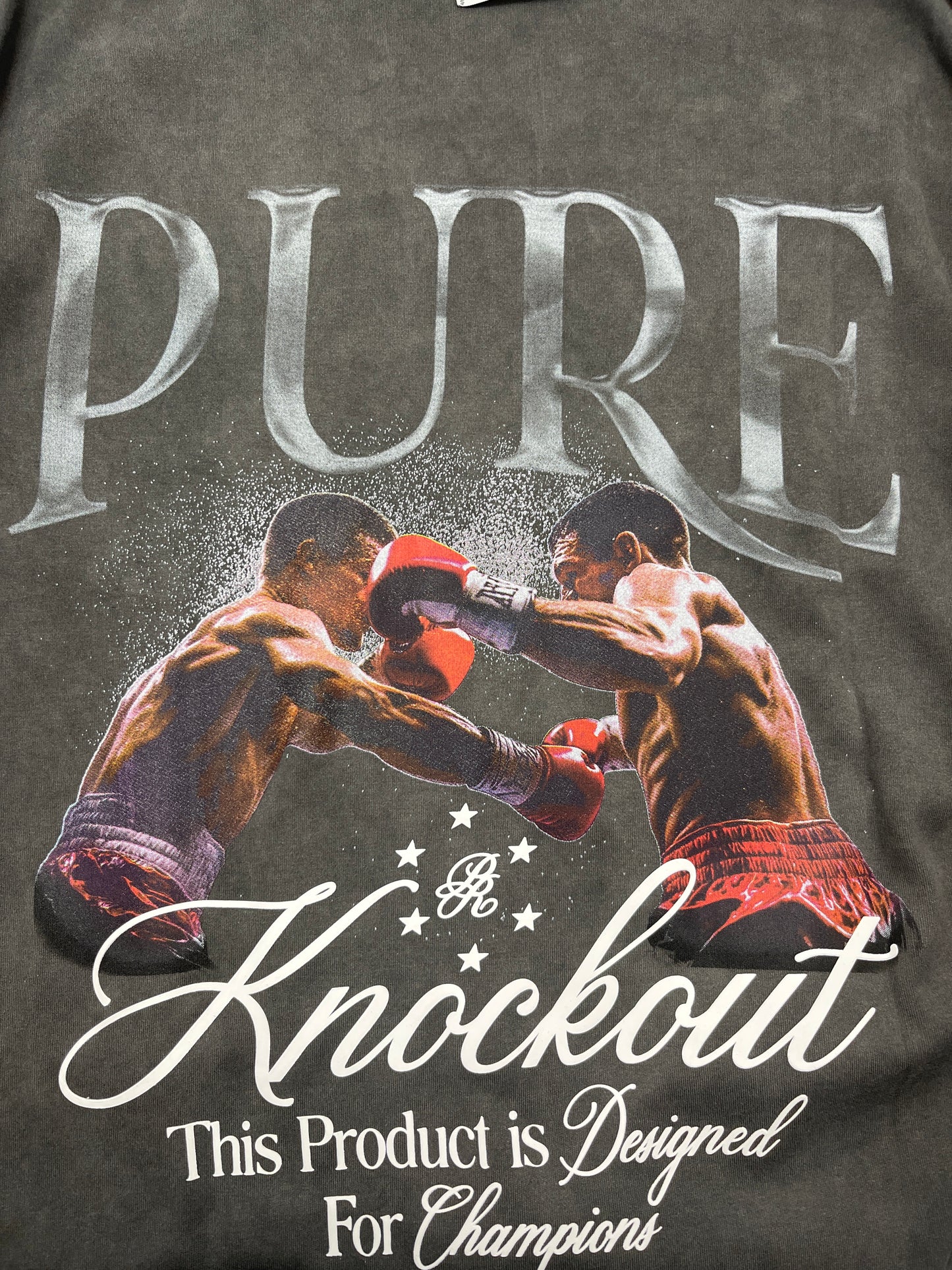 Knockout Blk Fight Tshirt