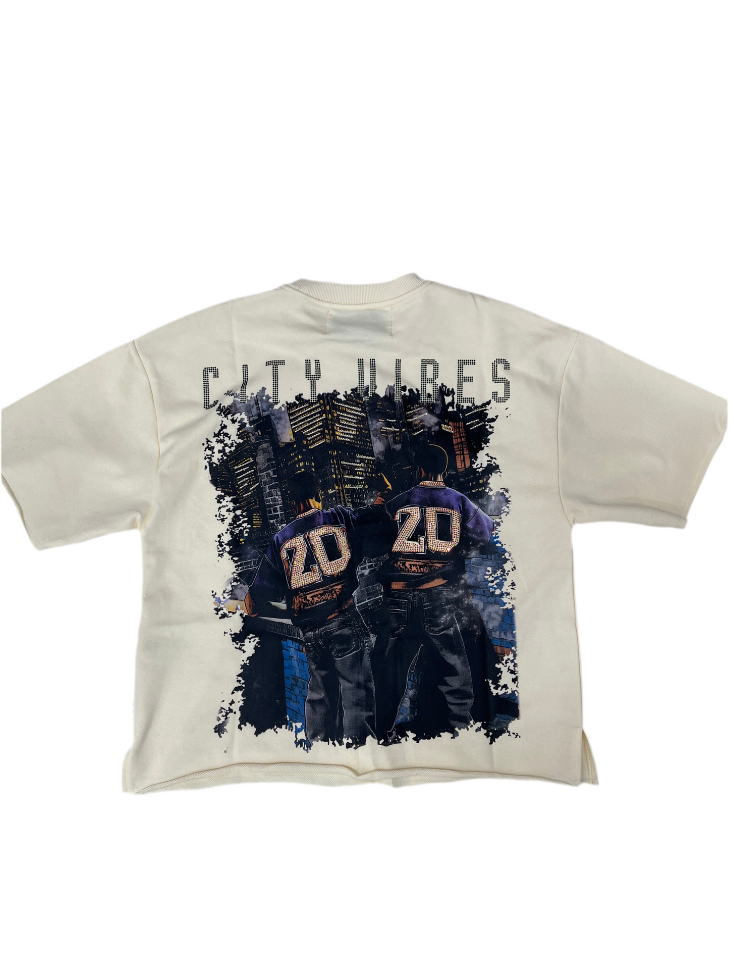 BKYS “vibe” Men Cropped tee
