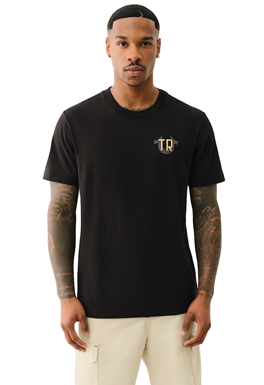 True Religion T-shirt Men's Color Black Size