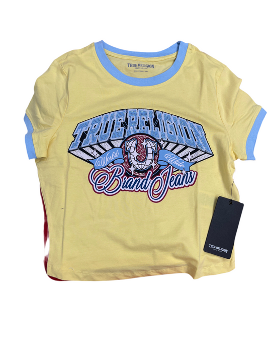 CRYSTAL CONTRAST FINGER TEE