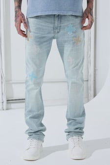 See You In Paradise(IceBlue)Super skinny Stacked