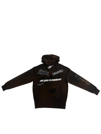See You In Paradise Printed Hoodie