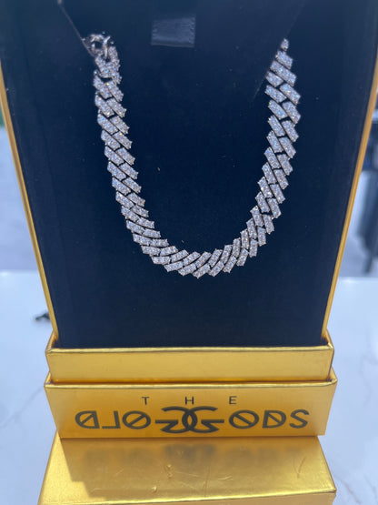 Gold Gods 18K White Gold Bracelet 8.5” 8MM