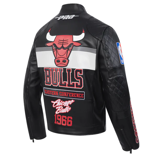 Pro Standard NBA Chicago Bulls Men's Moto Jacket (Black)
