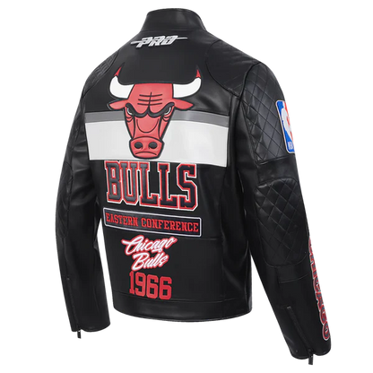 Pro Standard NBA Chicago Bulls Men's Moto Jacket (Black)