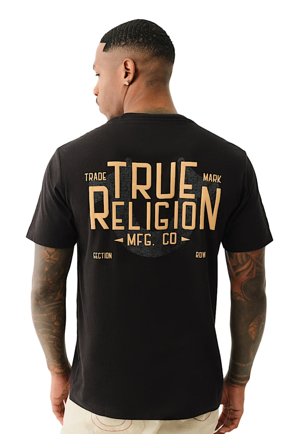 True Religion T-shirt Men's Color Black Size