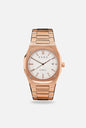 Aura Date Rose /White Watch