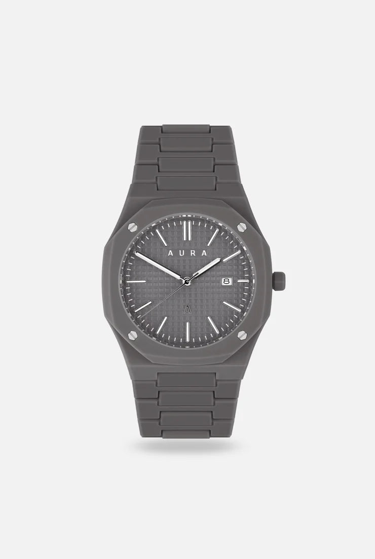 Aura Polycarbonate Charcoal Watch