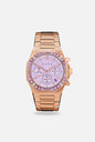 Aura Chronograph  Rose /AmethystWatch
