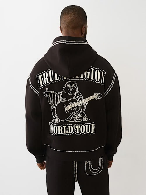 Men True Religion Super zip up hoodie ￼