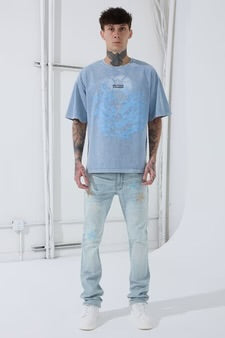 See You In Paradise(IceBlue)Super skinny Stacked