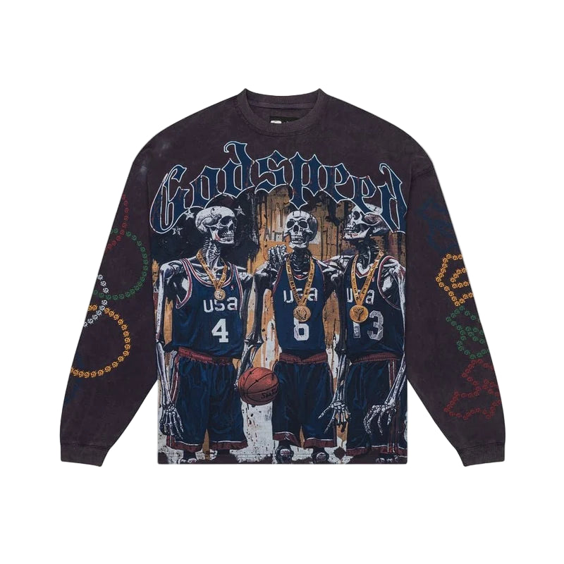 God Speed DreamTeam '24 LS T-Shirt (Vintage Navy)