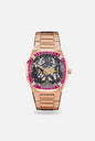 Aura Skeleton Rose /Ruby Watch