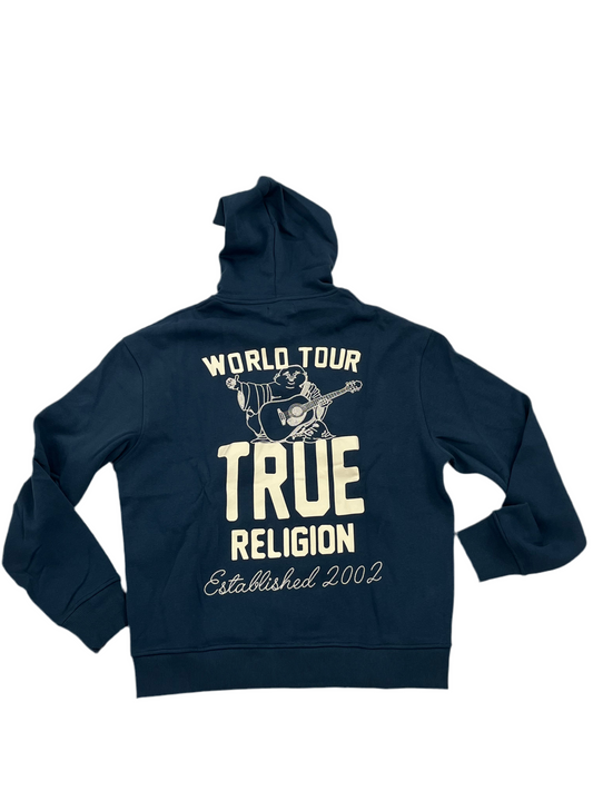 True religion vintage Men navy Hoodie size medium