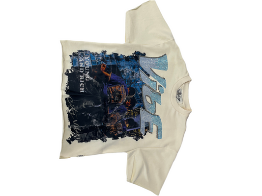 BKYS “vibe” Men Cropped tee