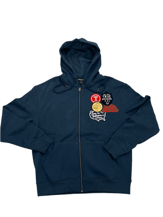 True religion vintage Men navy Hoodie size2XL