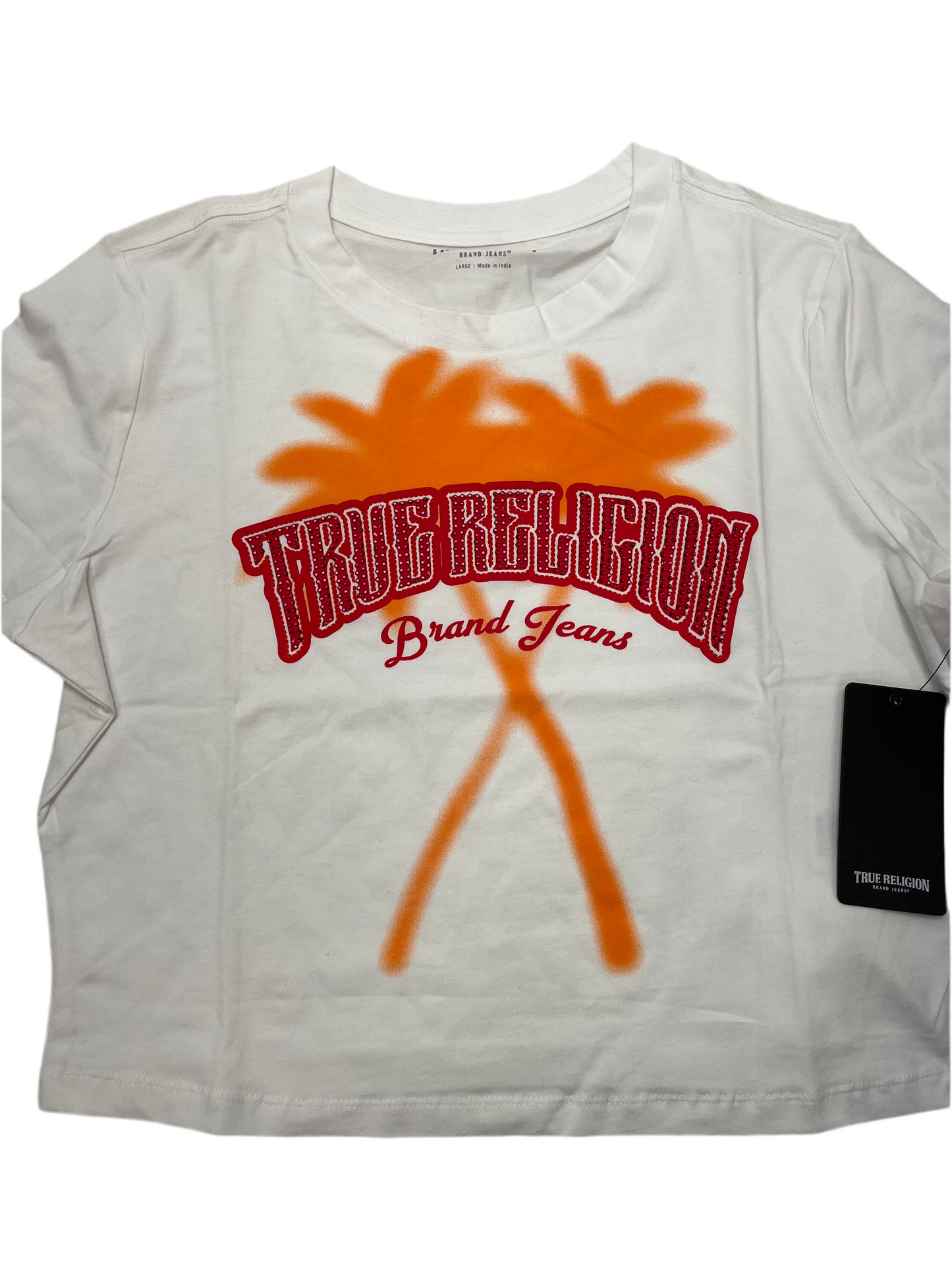 True Religion Palm Tree Baby Tee Shirt