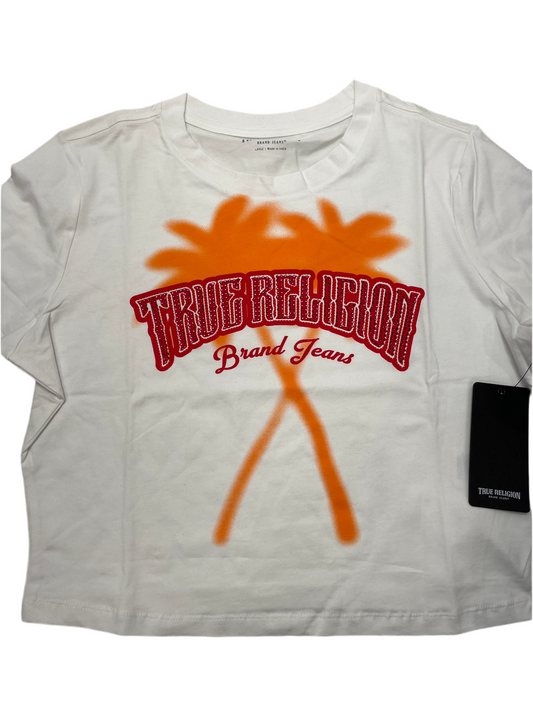 True Religion Palm Tree Baby Tee Shirt
