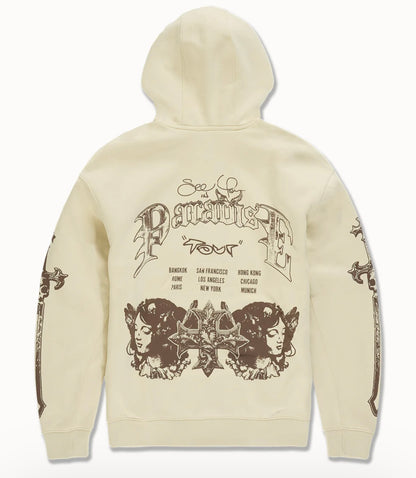 “See you in paradise” tour khaki hoodie