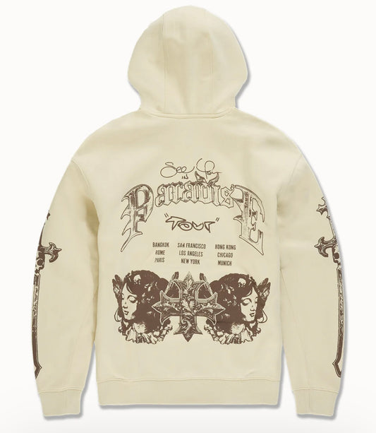 “See you in paradise” tour khaki hoodie