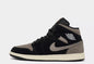 Air Jordan 1 Mid SE Black /Olive Grey-LT Wild Mango Sz 8.5