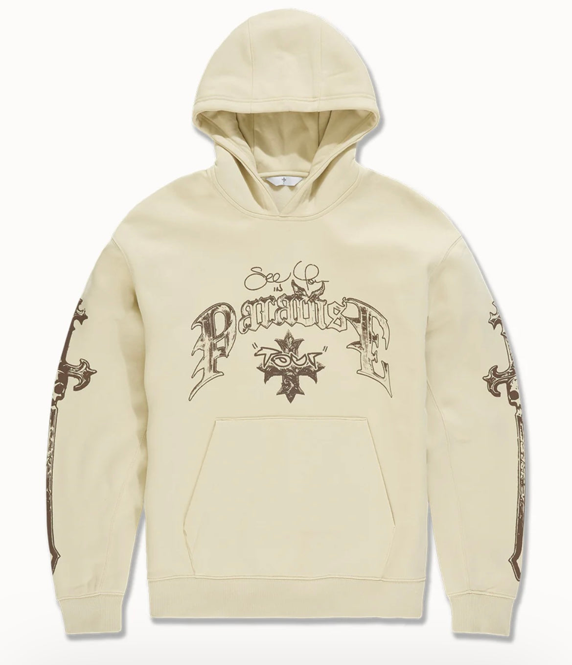 “See you in paradise” tour khaki hoodie