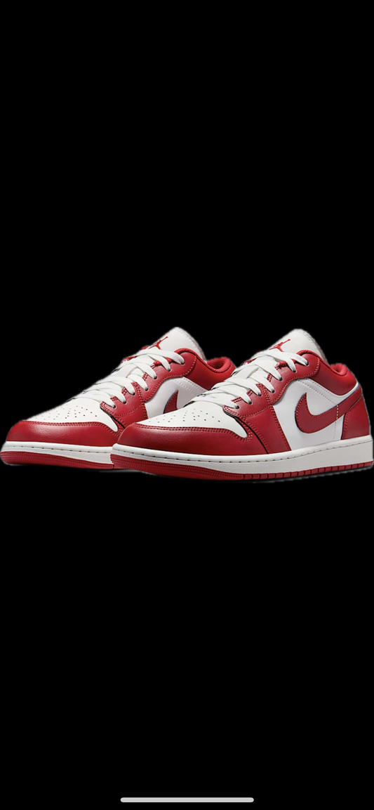 Air Jordan 1 Low Summit White/Varsity Red