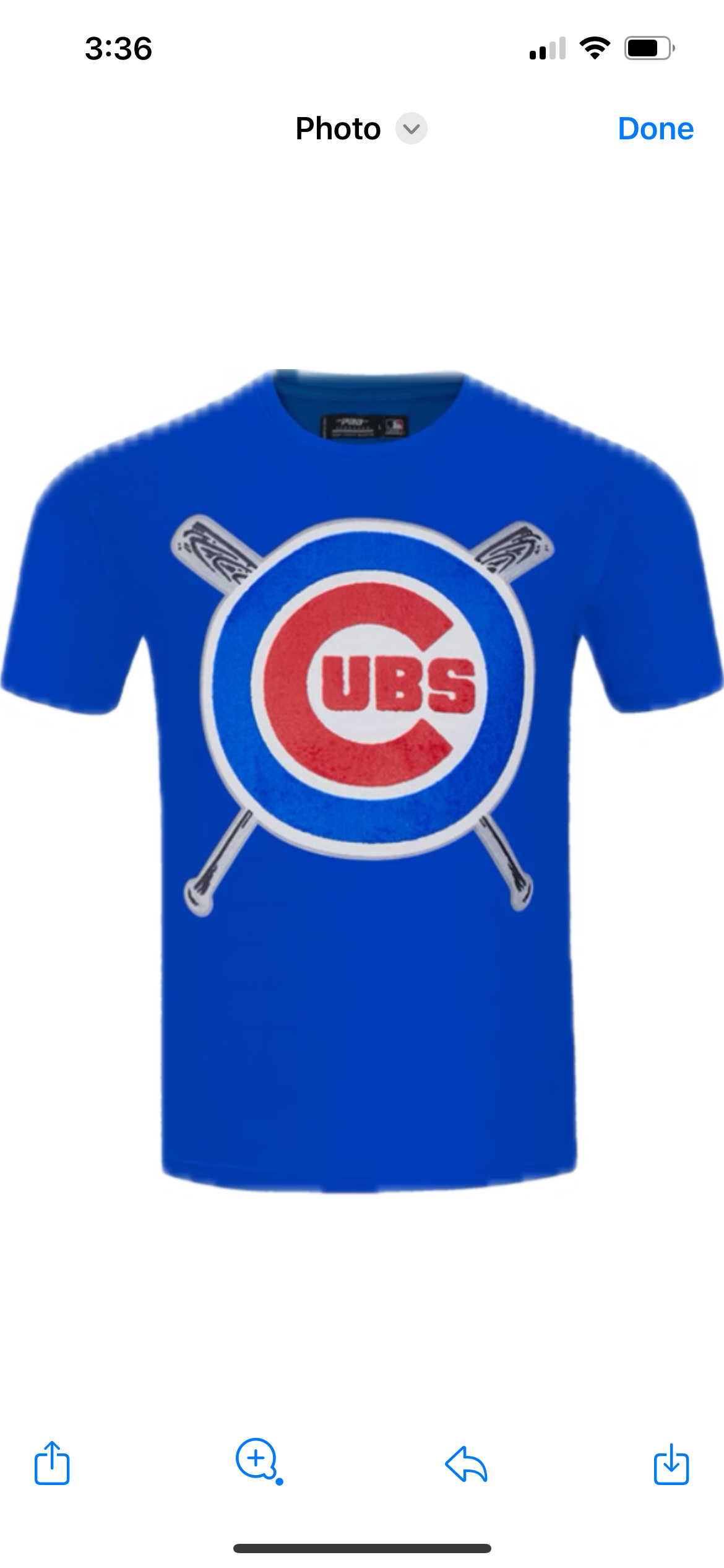 Chicago Cubs Pro T-shirt Royal Blue