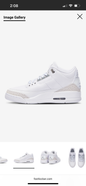 Air Jordan 3 Retro Wht/Metallic