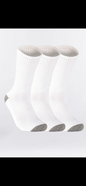 City Lab Boys Crew 3Pack White 4-10