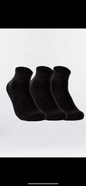 City Lab 3 pack Ankle Black