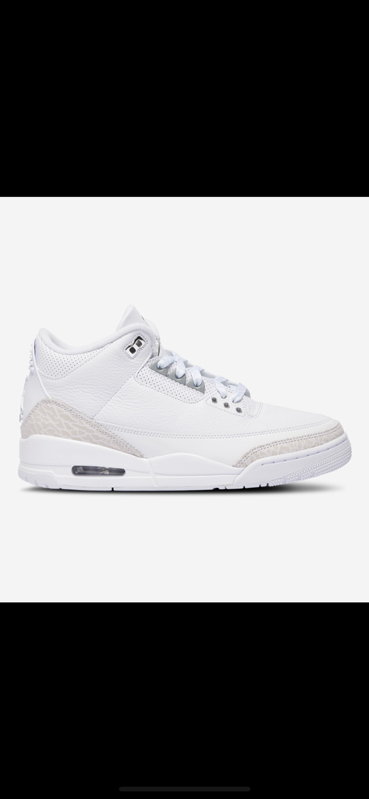 Air Jordan 3 Retro (GS) Wht