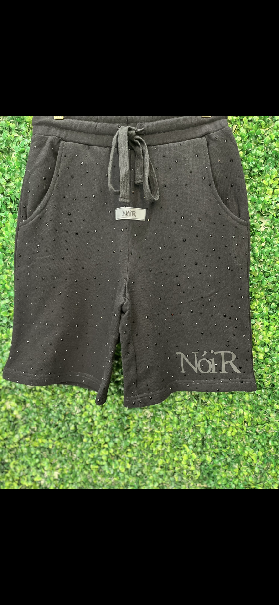 Noir Blk/Gry Diamond Shorts