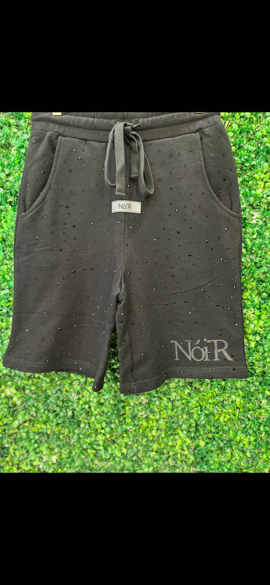 Noir Blk/Gry Diamond Shorts
