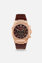 Aura Chronograph Rose/ Brown Watch