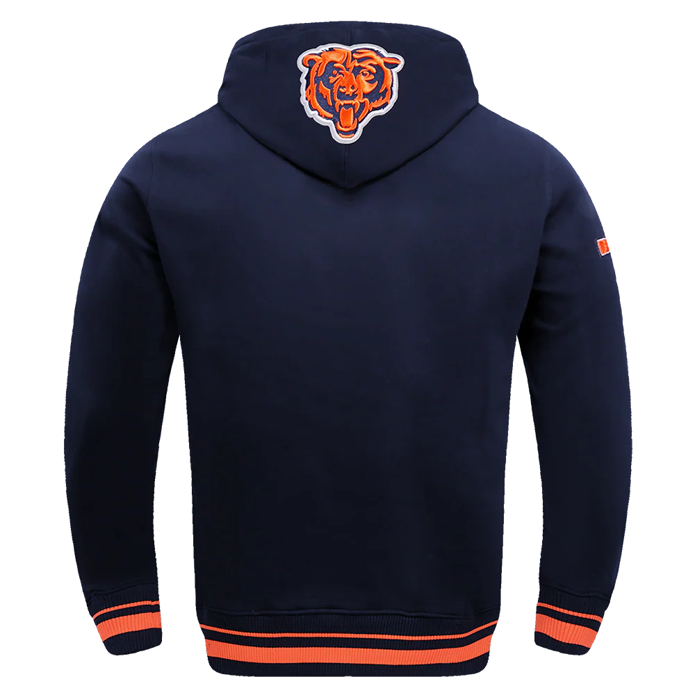 Pro Bears Hoodie Navy / Orange Size Medium