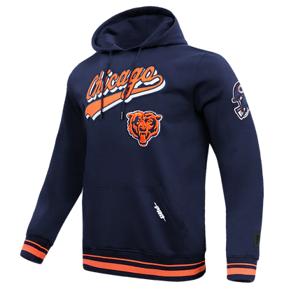 Pro Bears Hoodie Navy / Orange Size Medium