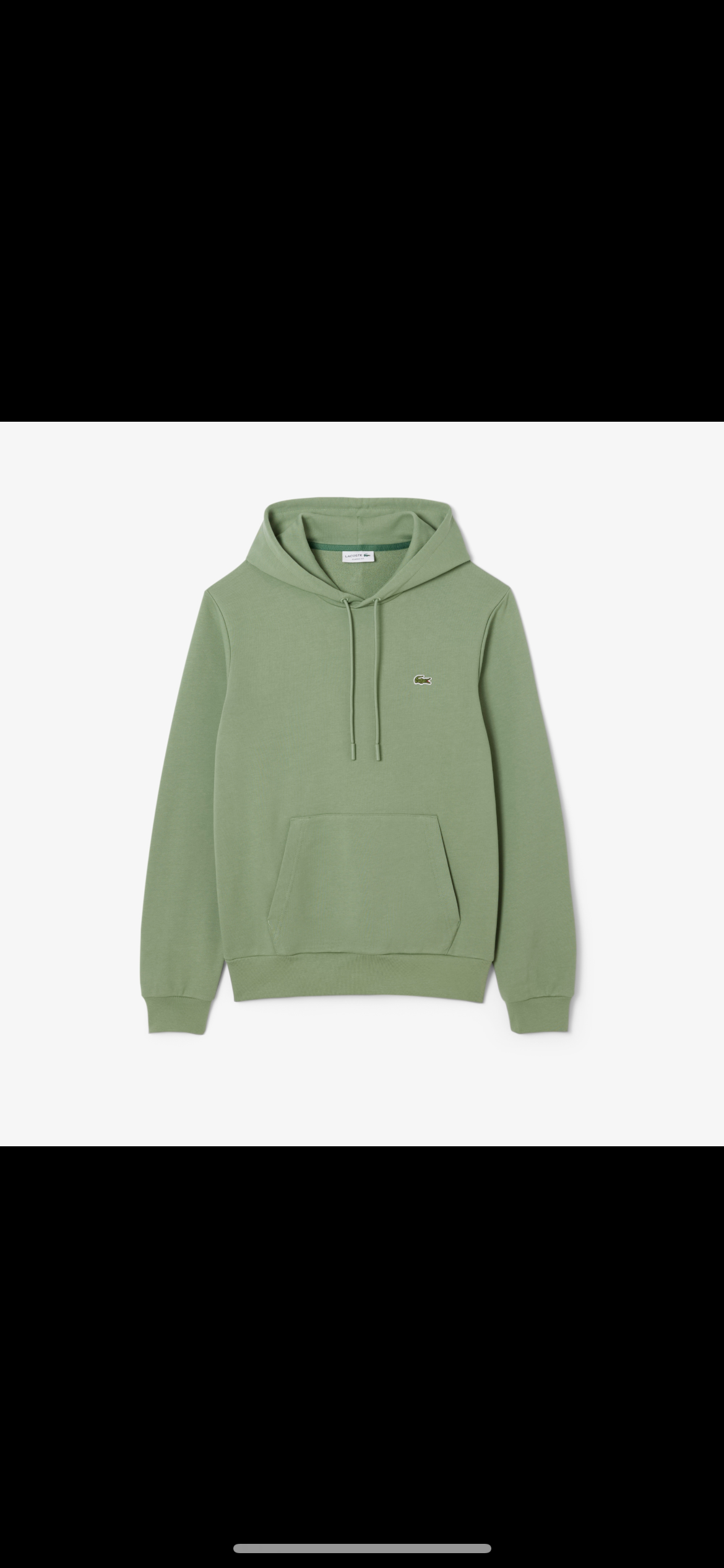 Lacoste Men Cotton Fleece Hoodie