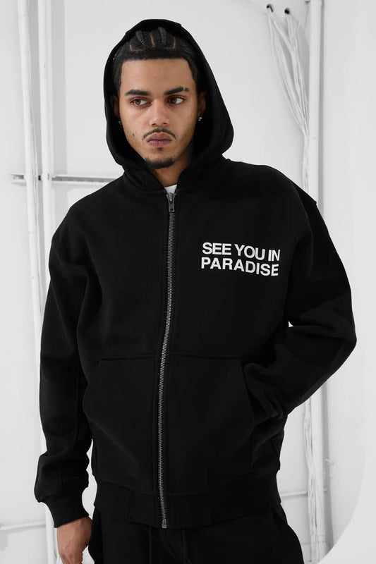 SYIP jet black hoodie