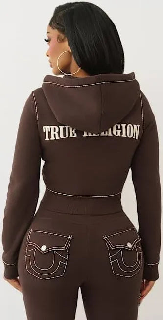 True Religion “Big T Shrunken” hoodie